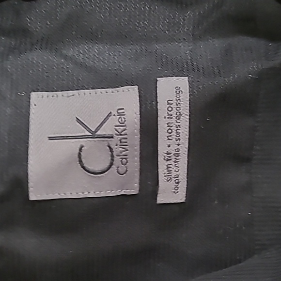 Calvin Klein men's large slim fit black shirt - Picture 3 of 5